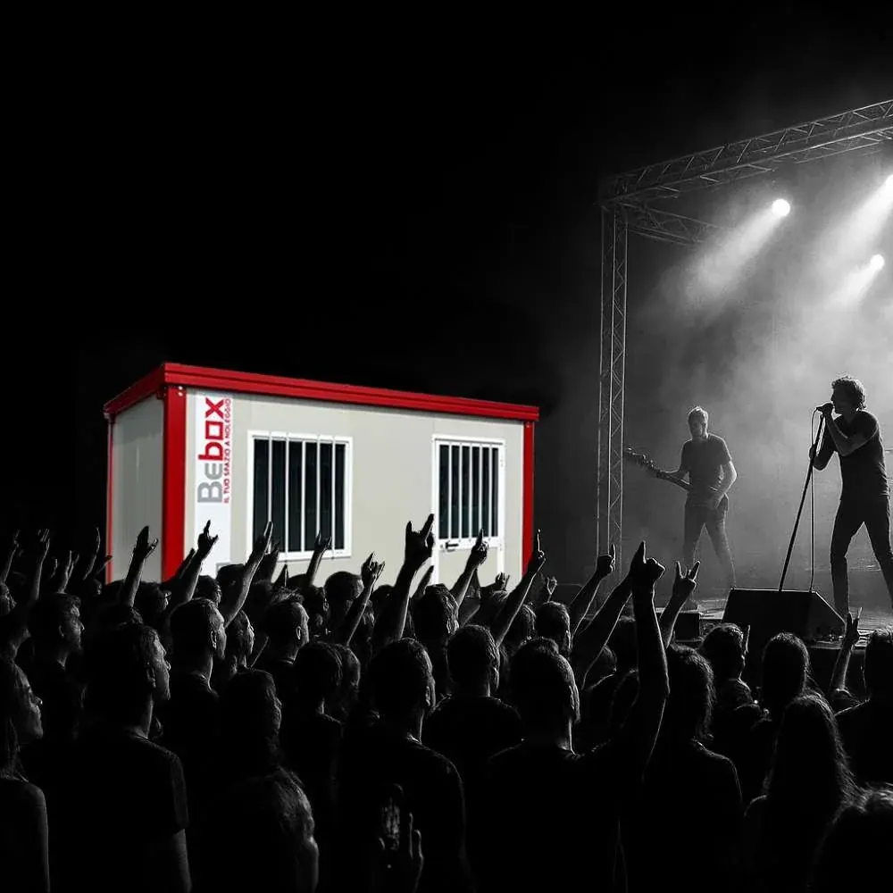Monoblocco Bebox durante un concerto