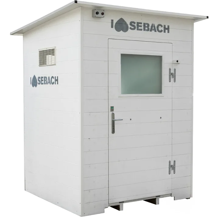 Specifiche tecniche e misure del bagno mobile Lodge